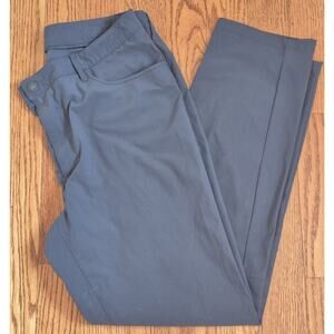 All In Motion Mens Navy Dress Slacks 38x32 Pockets Polyester
